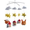 Christmas Baby Crib Mobile Infant Room Nursery Decor Hanging Musical Mobile Crib Toy