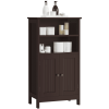 Five-layer solid wood bathroom floor cabinets; storage racks.