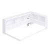Wood Twin Size Daybed with Storage Cabinets and USB Ports, White(not sold separately)