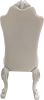 Ivory and Bone White Side Chair with Claw Legs (Set of 2)