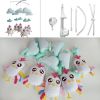 White Chicken Handmade Baby Crib Mobile Infant Musical Mobile Boys Girls Nursery Hanging Toy