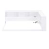 Wood Twin Size Daybed with Storage Cabinets and USB Ports, White(not sold separately)
