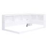 Wood Twin Size Daybed with Storage Cabinets and USB Ports, White(not sold separately)