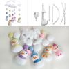 Winter Baby Crib Mobile Infant Room Hanging Musical Mobile Crib Toy Nursery Decor for Girls Boys; Snowman