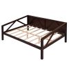Full size Daybed, Wood Slat Support, Espresso