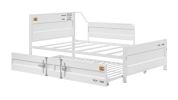 ACME Cargo Daybed & Trundle (Twin Size), White (1Set/1Ctn) 39880