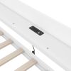 Twin Size Daybed with Shelves, Drawers and Built-In Charging Station