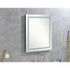 40x30 Inch LED Bathroom Mirror with Frontlit and Backlit, Wall Mounted Vanity Mirror with Smart Touch Button, Anti-Fog, Memory Function, 3 Colors