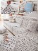 1 Pc Printed Milk Silk Elastic Sofa Cover, All Inclusive Universal Set, All Season Universal Anti Slip Seat Cushion, Light Luxury