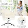 Modern Fluffy Faux Fur Vanity Office Chair for Teens Girls
