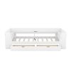 Twin Size Daybed with Shelves, Drawers and Built-In Charging Station