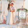 2 Pcs Balck Easel Stand for Sign 61 Inches, Portable Picture Stands for Display, Tripod Artist Easel for Painting, Floor Wedding Sign Stand
