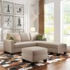 [New] [VIDEO provided] 81.1*76.3*35" Reversible Sectional Couch with Storage Ottoman L-Shaped Sofa,Sectional Sofa with Chaise