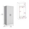 Dakota White 2 Piece Bedroom Set