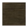 Transitional Style 5Pc Dinette Set Charcoal Brown Finish Dining Room Table and 4 Chairs Faux Leather Upholstery X-back Chairs