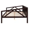 Full size Daybed, Wood Slat Support, Espresso