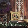 Havanese and Flowers Throw Pillow Machine Washable, Indoor Outdoor Decorative Pillow for Couch, Bed or Patio, 14Hx14W