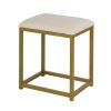 FCH Large Vanity Set with 10 LED Bulbs, Makeup Table with Cushioned Stool, 3 Storage Shelves 2 Drawers, Dressing Table Dresser Desk for Women, Girls