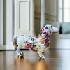 Colorful Dachshund Statue Colorful Dachshund Dog Figurine Graffiti Dachshund Dog Sculpture Animal Statue Art Figurine For Living