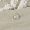 3 piece Tufted Cotton duvet cover set