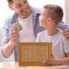 Money Box Piggy Bank 2000/3000/5000/10000 Euro Wood Money Bank gift Coin Tray Storage Case With Saving Goal Numbers Counter