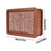 Wooden Money Bank Decorative Money Bank Box 10 000 Saving Challenge Money Saver with Money Target Decorative Money Jar Coin Cash