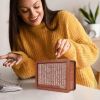 Wooden Money Bank Decorative Money Bank Box 10 000 Saving Challenge Money Saver with Money Target Decorative Money Jar Coin Cash